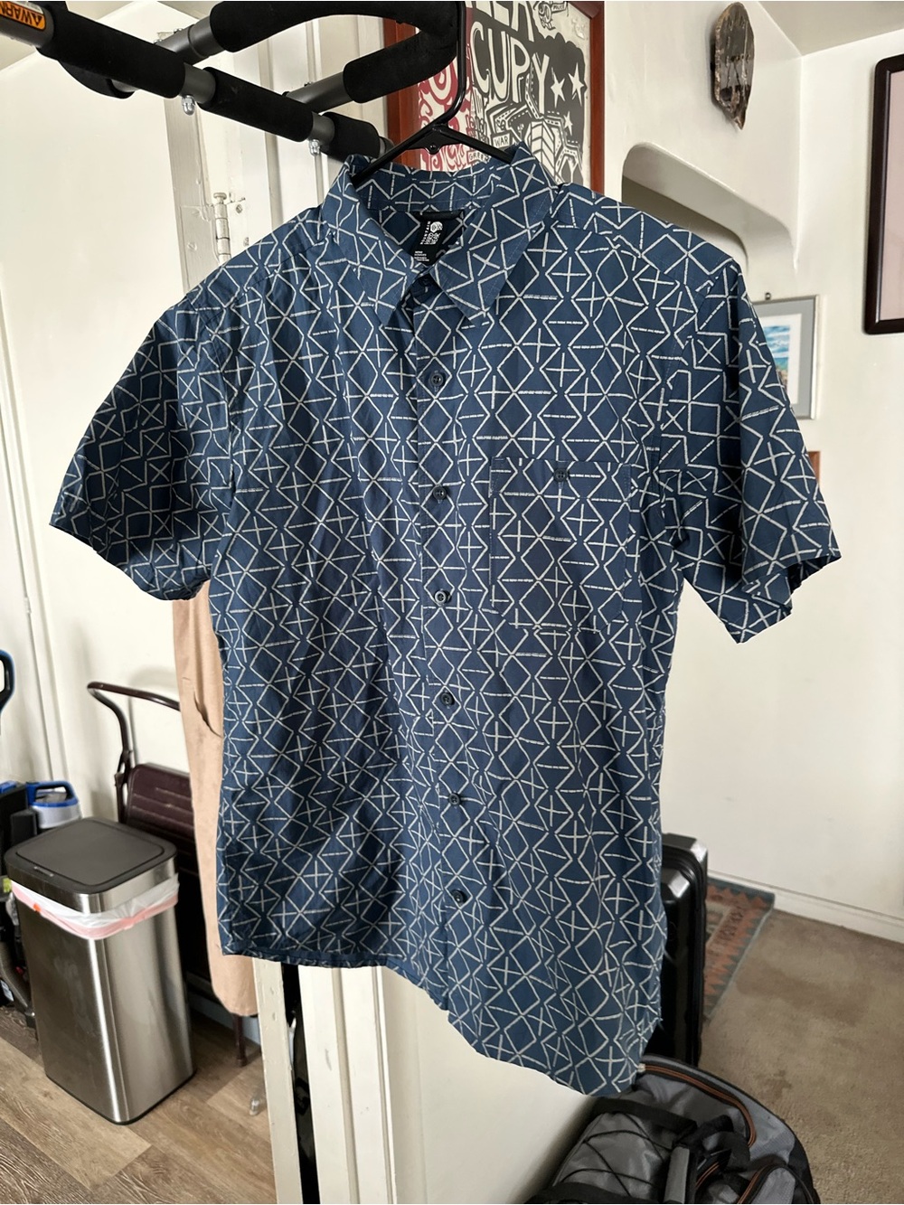 Short-Sleeve Geo Print Shirt - Blue by Mountain Hardware